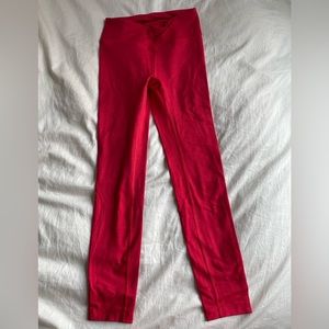 Poppy red outdoor voices techsweat workout legging